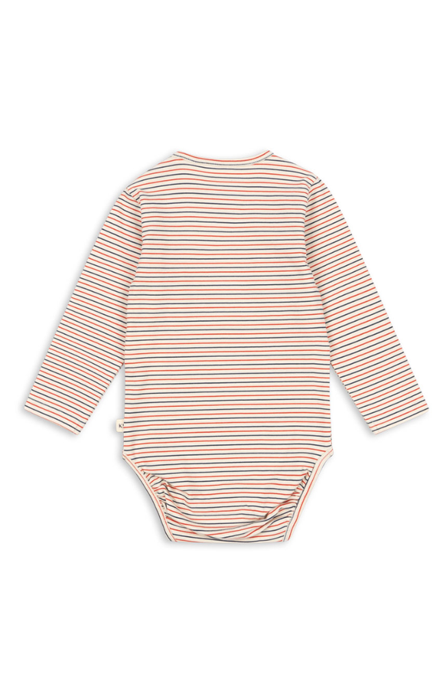 Basic Long Sleeve Body - Stripe Tricolore Petit