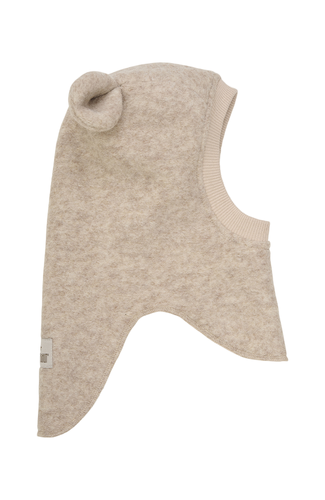 Balaclava Ears Wool - Sand Melange HUTTEliHUT ytterkläder