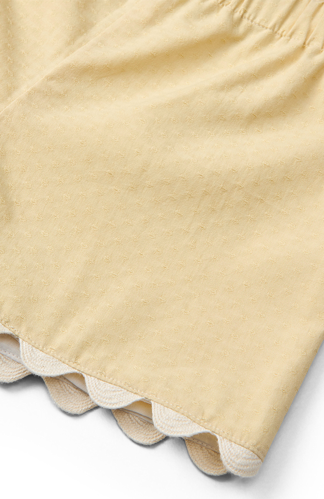 Deco Top & Shorts Set - Pale Yellow Comb.
