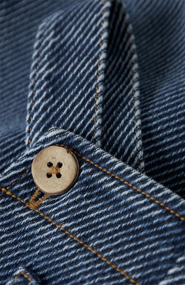 Keifer Loose Denim Overall - Denim Blue