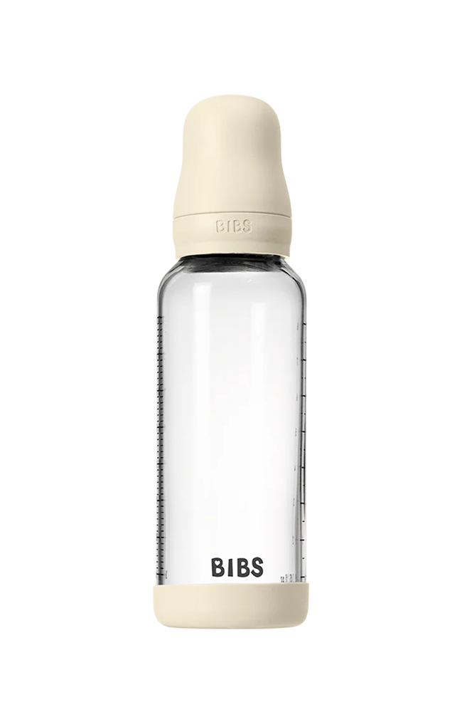 Baby Glass Bottle Set 240ml Latex - Ivory