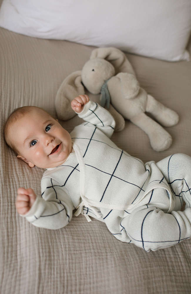 Onepiece Wrap - Navy/Cream