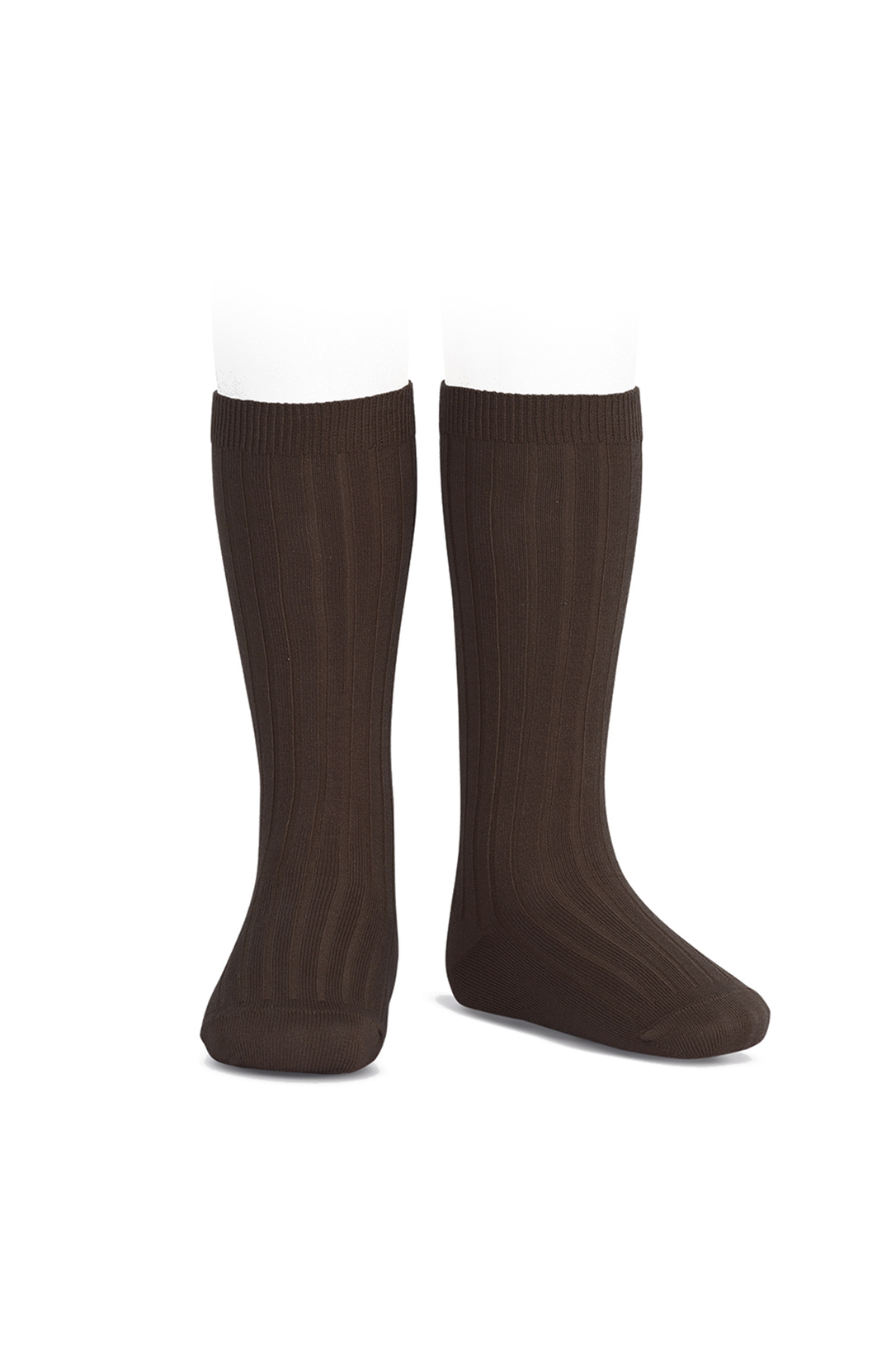 Ribbed Knee Socks - Light Blue