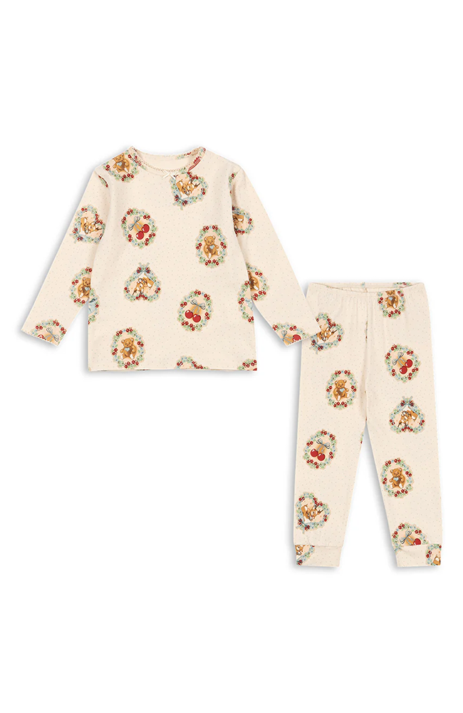 Belou Knit Collar Cardigan - Strawberry