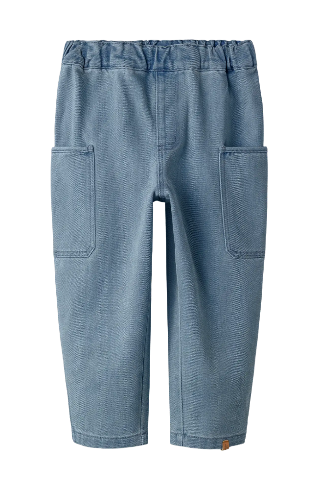 Lulia Baggy Jeans - Medium Blue Denim