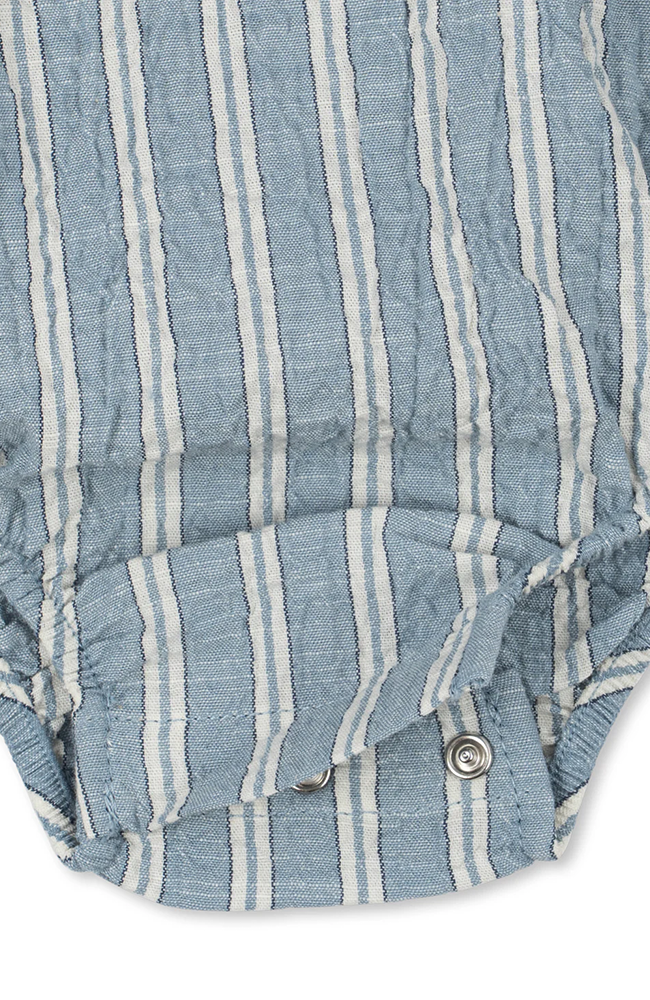 Elliot Romper - Trio Bleu Stripe Konges Slöjd romper