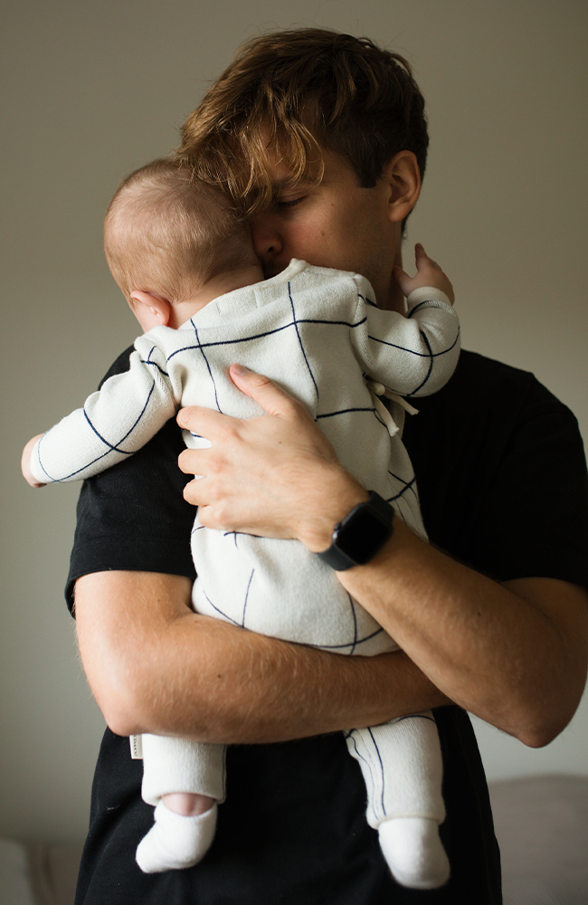 Onepiece Wrap - Navy/Cream