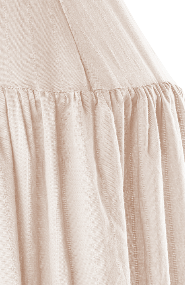 Sänghimmel Dobby Weave - Birchbark rose