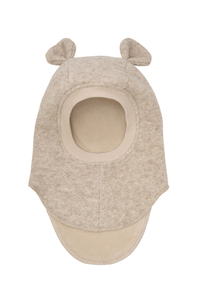 Balaclava Ears Wool - Sand Melange HUTTEliHUT ytterkläder
