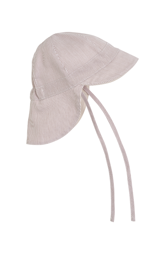 Sun Hat Stripe UPF 50 - White Pepper HUTTEliHUT Solhatt