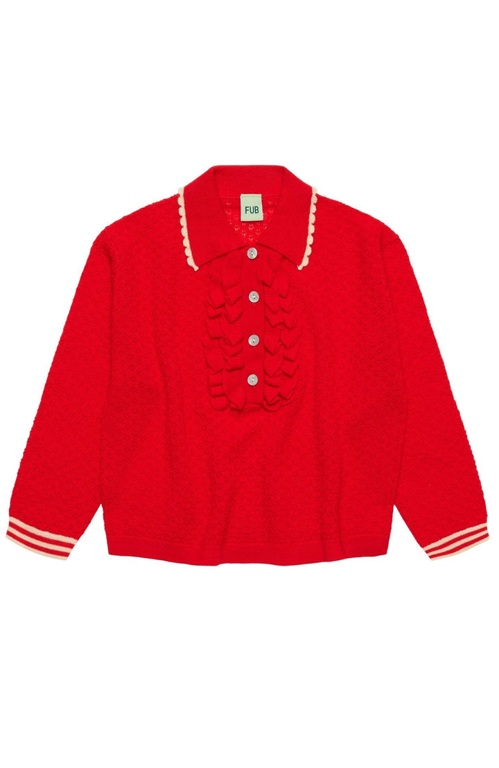 Frill Polo - Classic Red