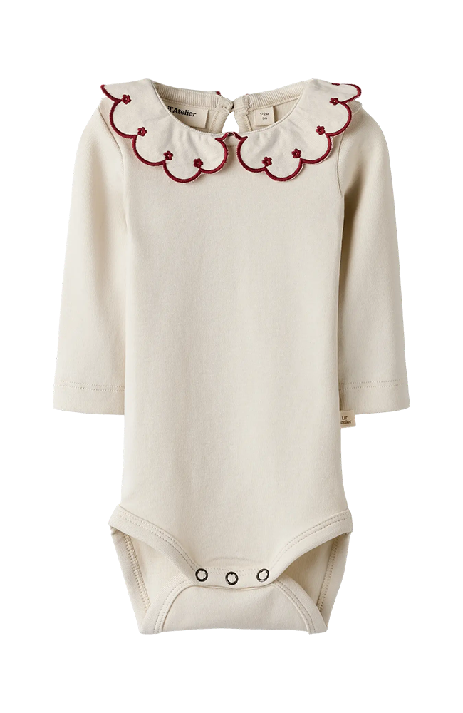 Fundo LS Slim Body - Turtledove Red Dahlia