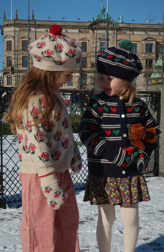 Belou Knit Beret - Rose