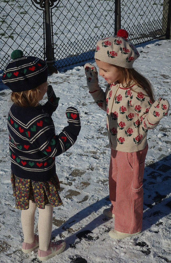 Belou Knit Beret - Rose