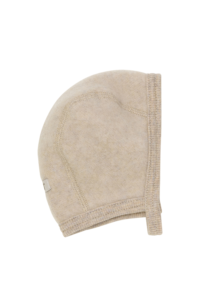 Bonnet Ears Alpaca Wool Knit - Off White 