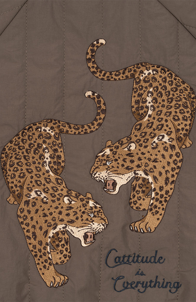 Jody Teddy Jacket - Dino Silhouette