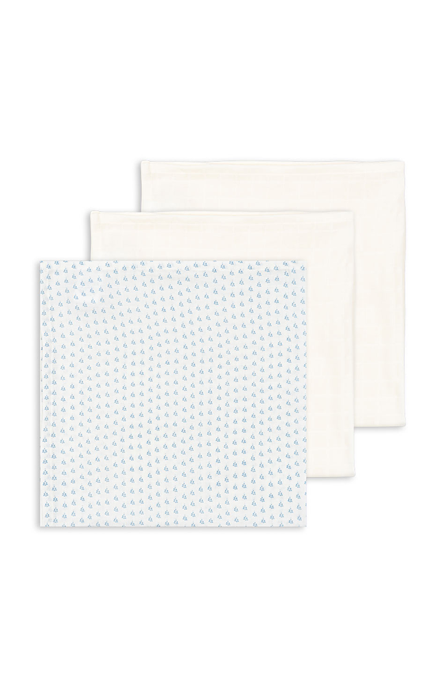3 Pack Bellini Muslin Cloths - Punto Blu