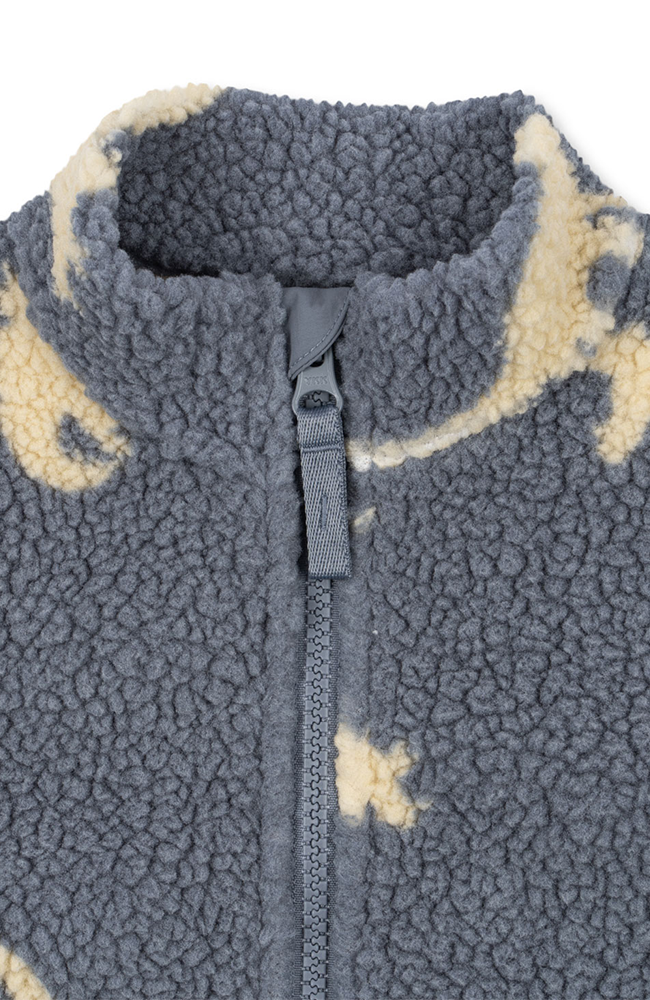 Jody Teddy Jacket - Dino Mist Konges Slöjd ytterkläder