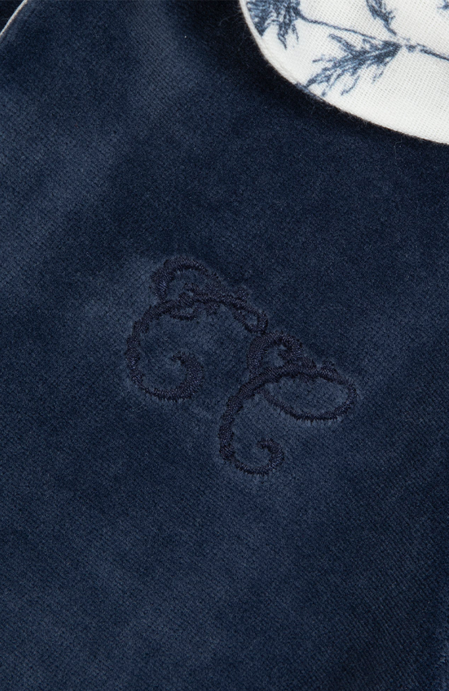 Onepiece - Blue Velvet Print Toile de jouy