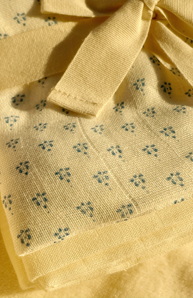 3 Pack Bellini Muslin Cloths - Punto Blu