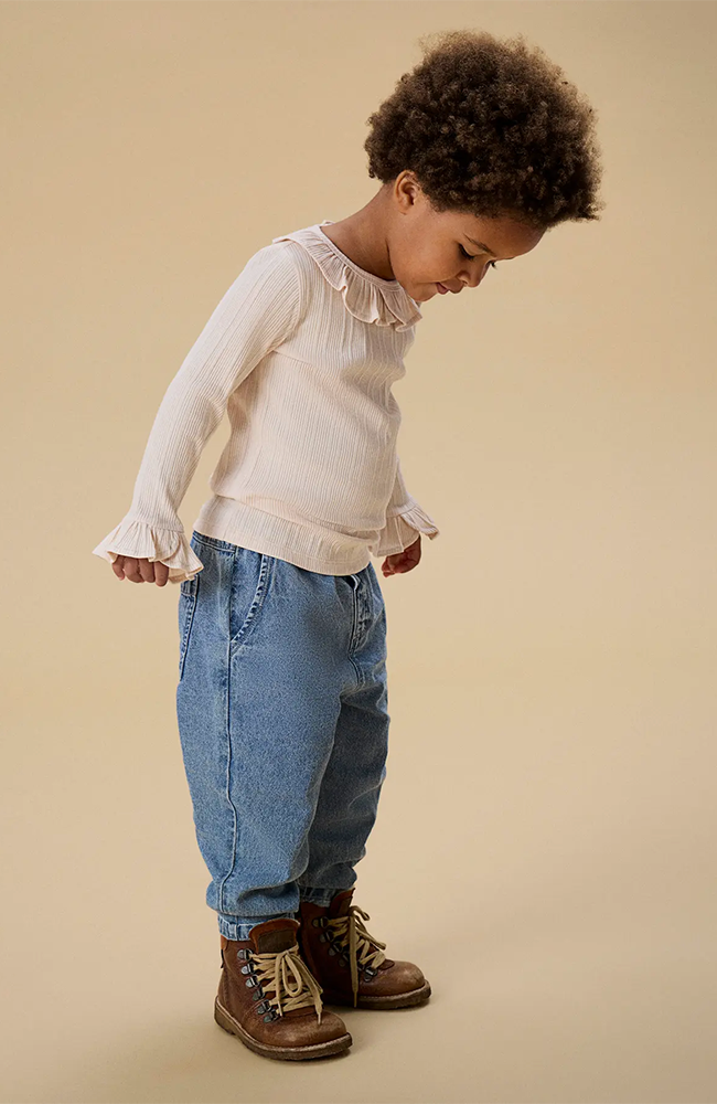 Tansy LS Slim Top - Novelle Peach