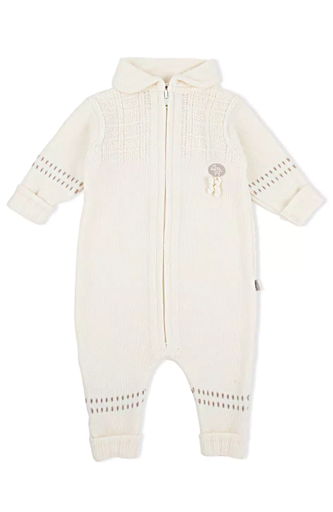 Babysuit Classic Merino - White Lillelam Overall
