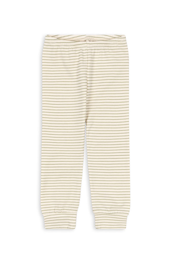 Basic Pants - Tea Stripe