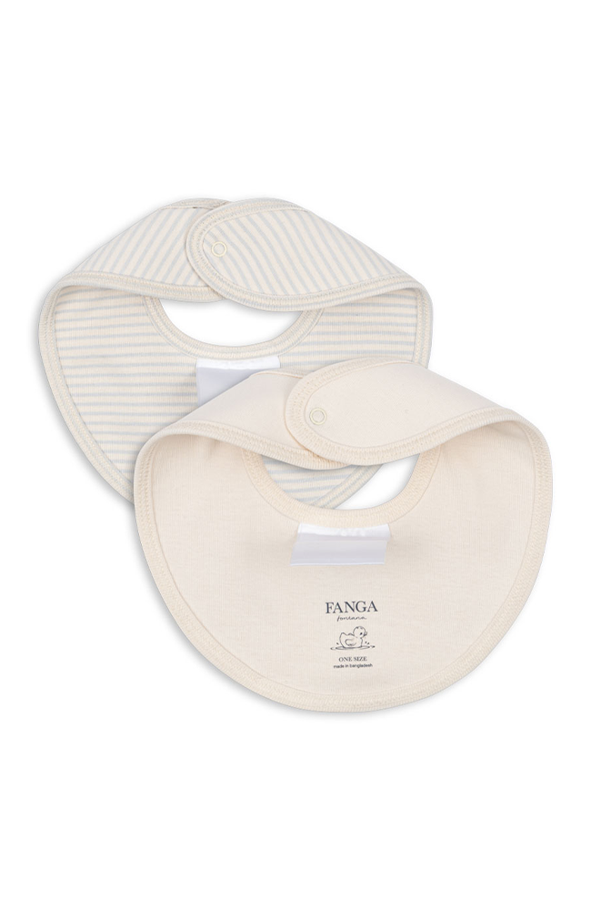 2 Pack Fio Bibs - Blue Mix Fanga Fontana bibs
