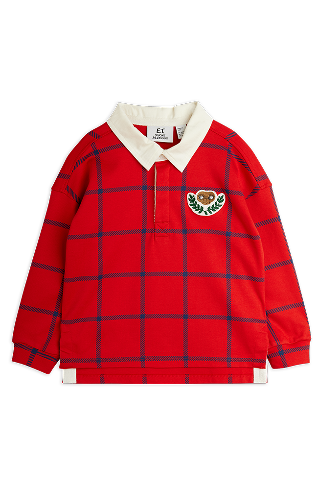 E.T Patch Rugby Shirt - Red