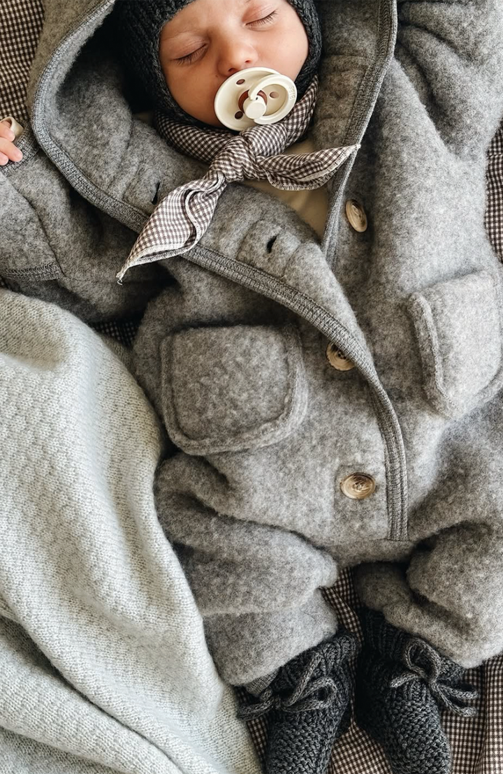 Eddie Scarf - Tiny Check Brown