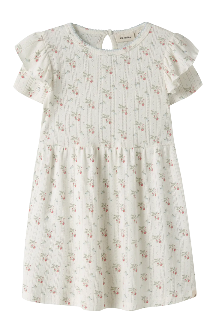 Rachello SS Dress - Coconut Milk Strawberry