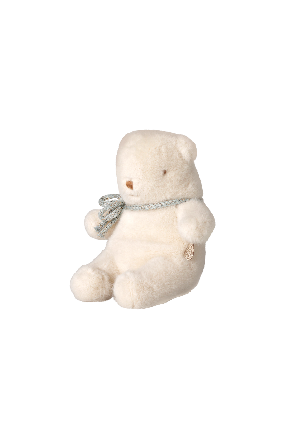 Nallebjörnen mini i Off White från sidan