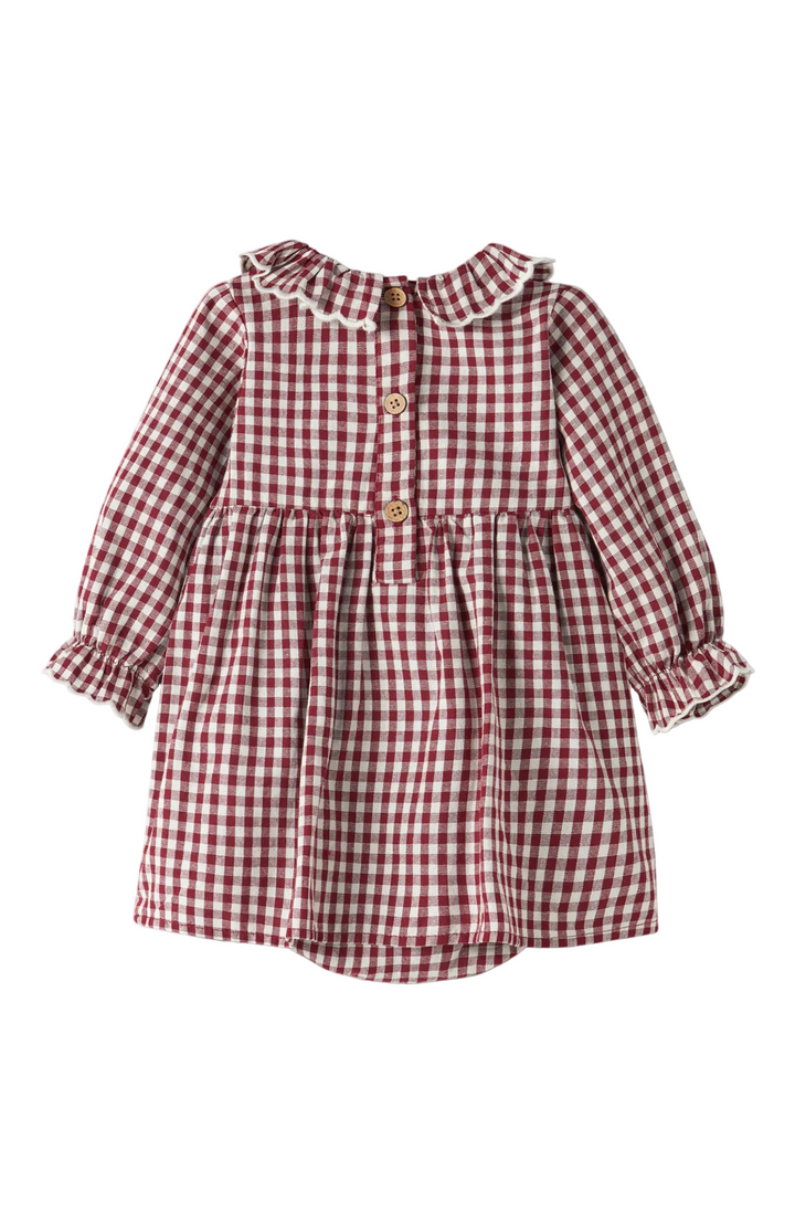 Roanne LS Body Dress - Biking Red