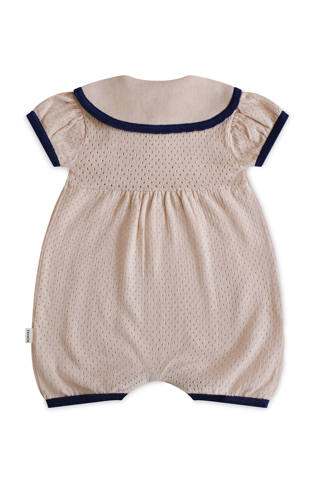 League Sail Romper - Sand/Navy