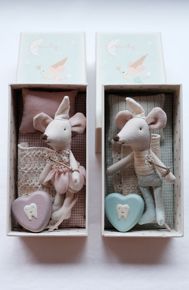 Tooth Fairy Mouse - Little brother in matchbox