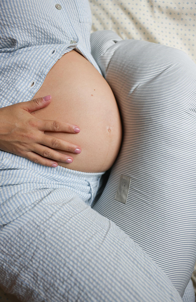 Crib protector - Classic Stripes Camel