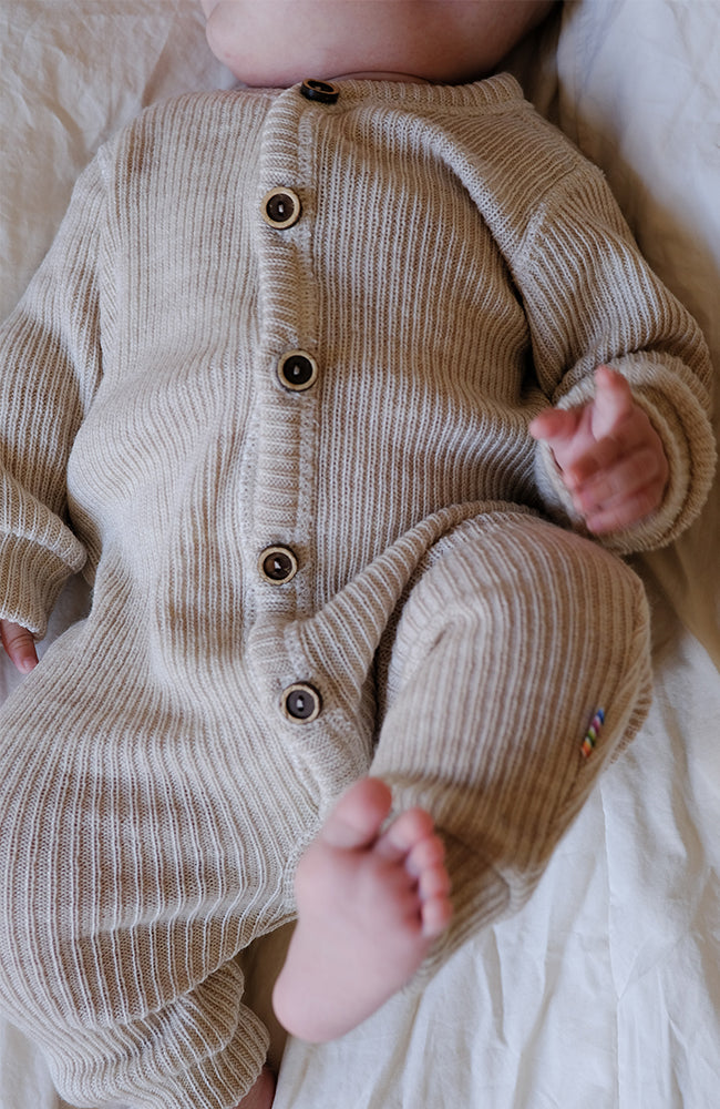 Wool Jumpsuit - Creme