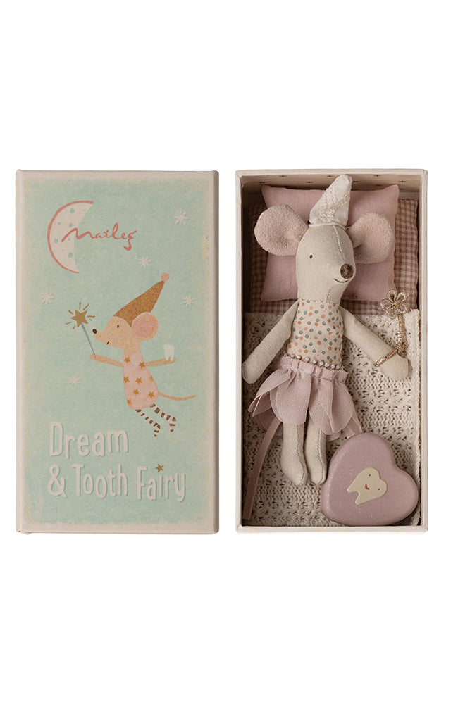 Tooth Fairy Mouse - Little sister in matchbox