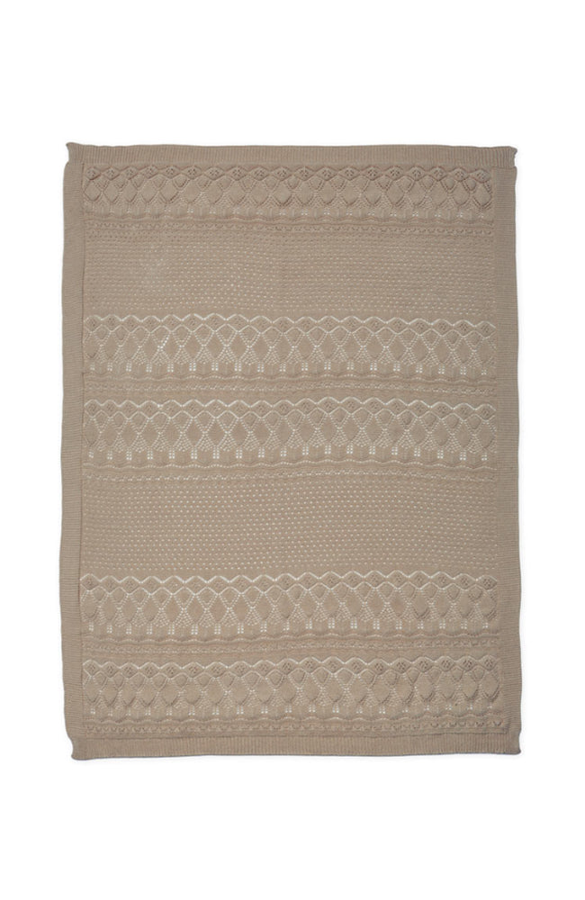 Pointelle Baby Knit Throw - Hazel CamCam Copenhagen Inredning