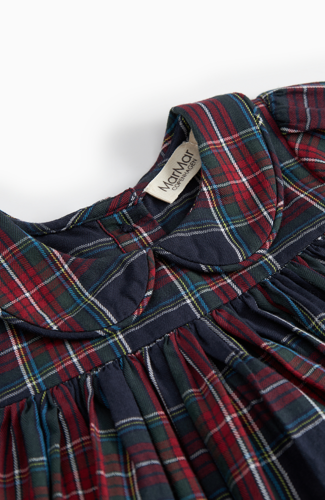 Dulla Check Dress - Pilot Navy Check