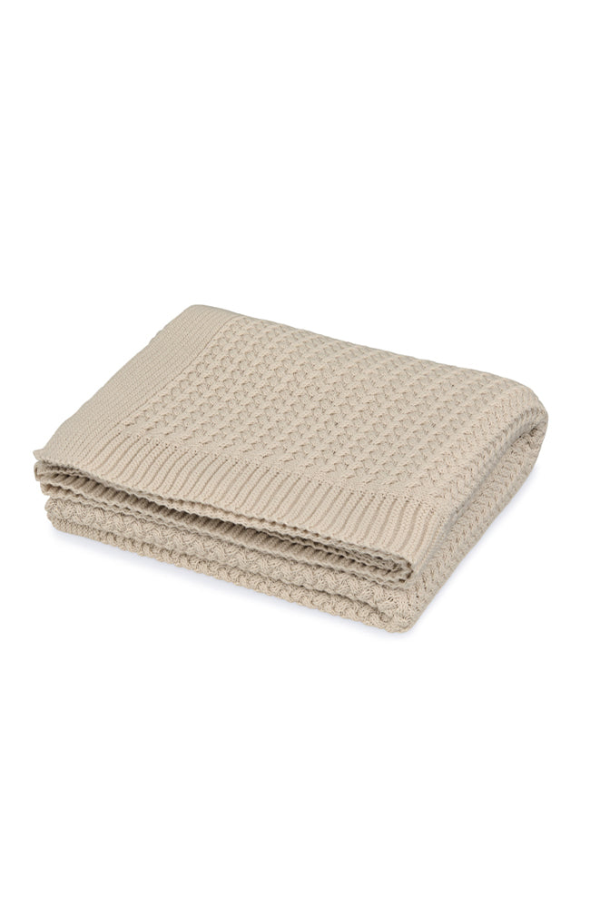 Harper Baby Knit Throw - Latte CamCam Copenhagen Inredning