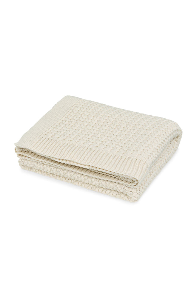 Harper Baby Knit Throw - Off White CamCam Copenhagen Inredning