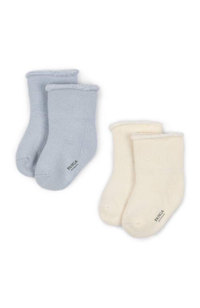 2 Pack Vicino Socks - Gray Dawn Fanga Fontana Strumpor