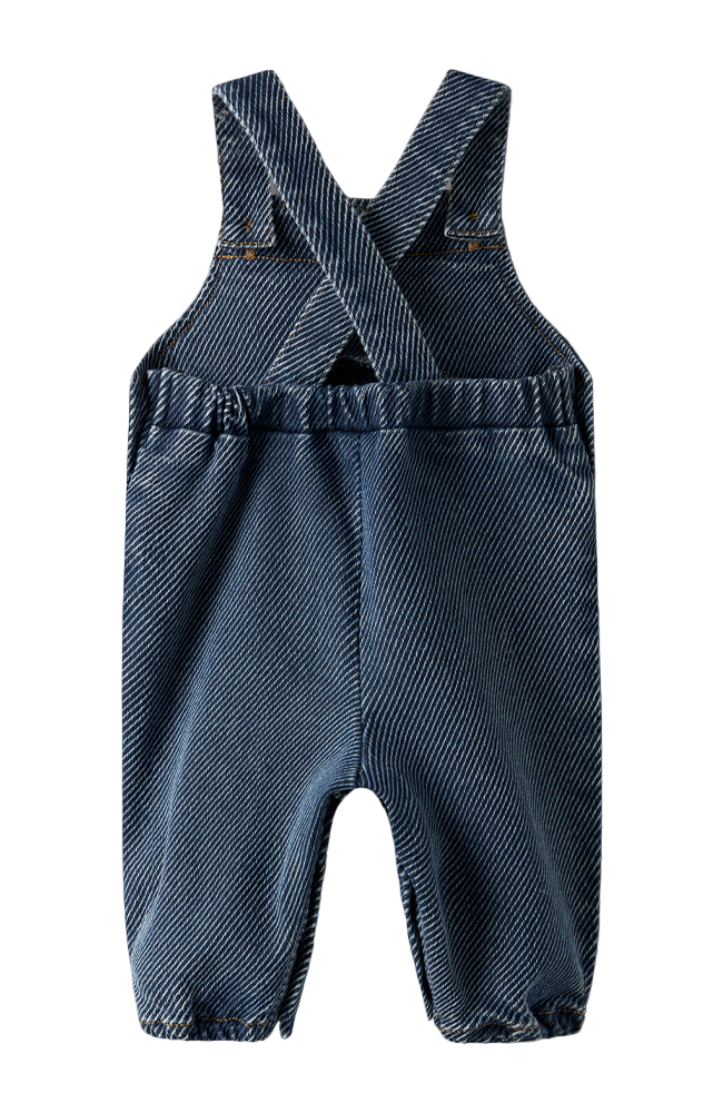 Keifer Loose Denim Overall - Denim Blue