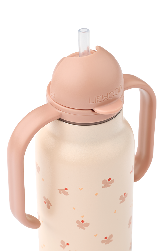 Kimmie Water Bottle 250 ml - Mini Butterfly/Apple Blossom