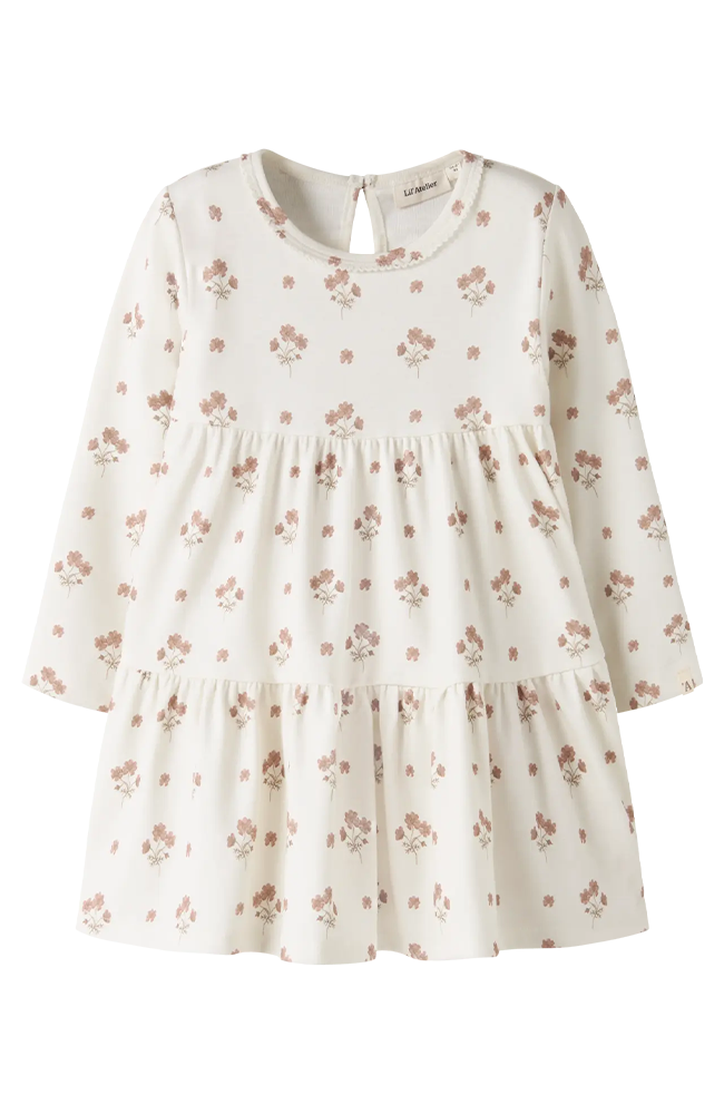 Layo Sif LS Dress - Coconut Milk Flower Pink
