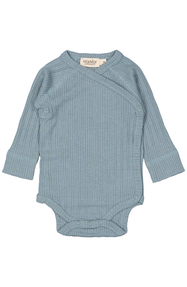 Belito Pointelle Rib Body - Blue Dove