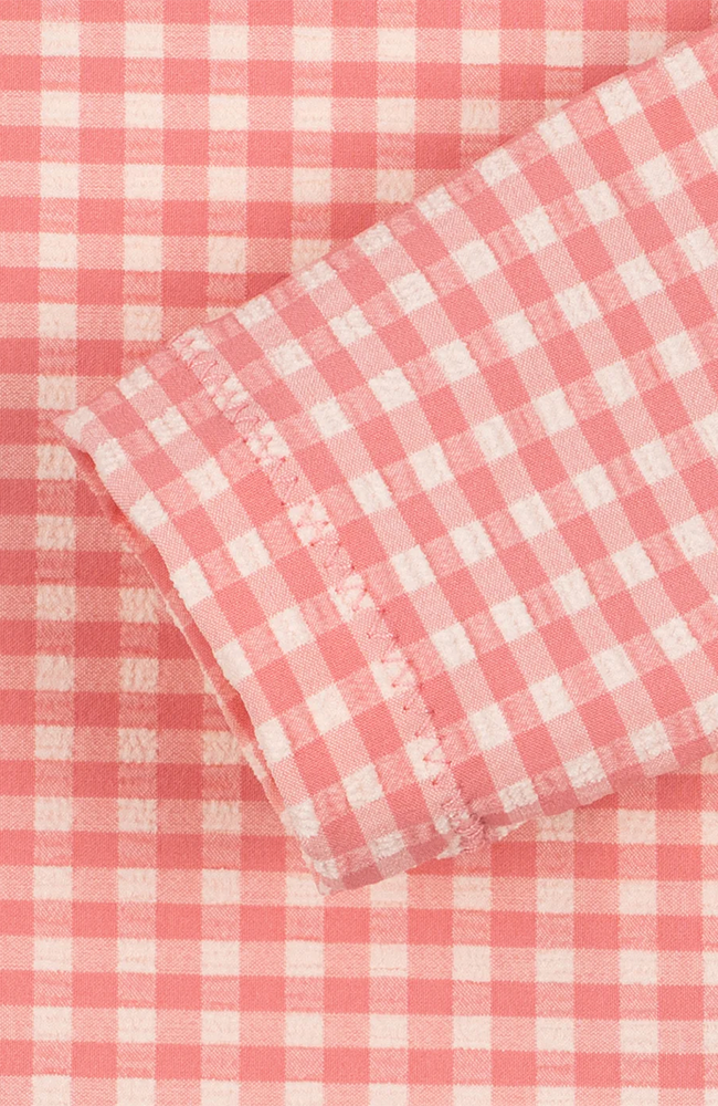 Etta Long Sleeve Swimsuit - Geranium Pink