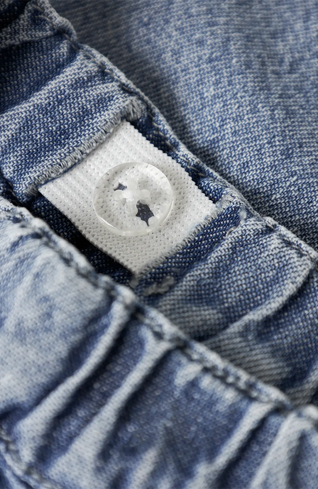 Lulia Baggy Jeans - Medium Blue Denim