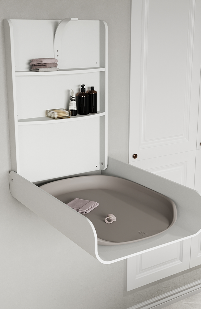 Sebra Väggskötbord - Classic White